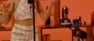 Dua Lipa performing Don't Start Now in the tested Tiny Desk example