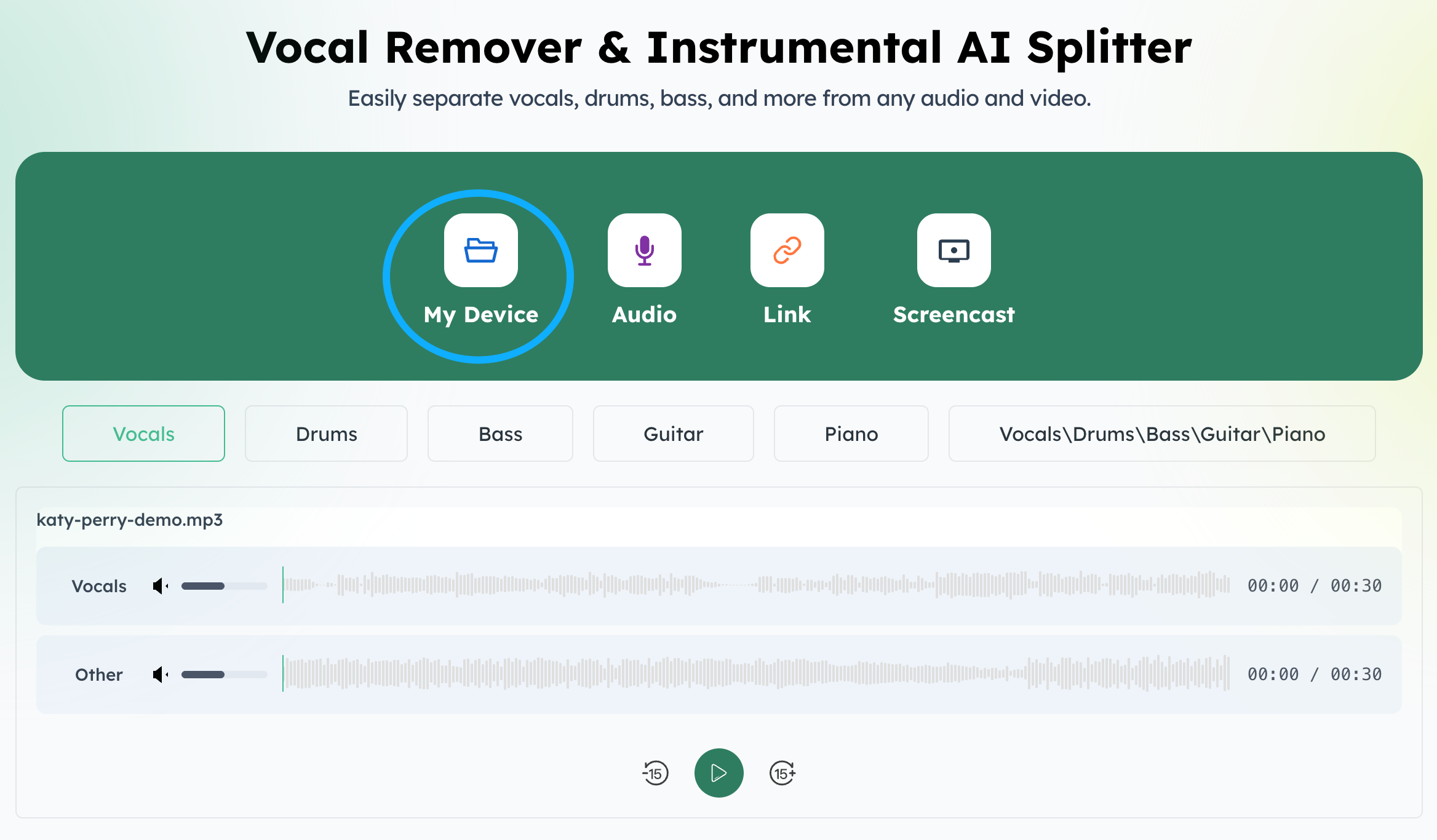 Upload Your Audio or Video File